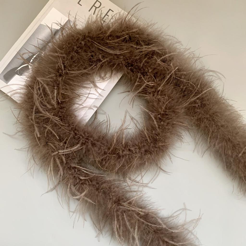 Colored Feather Strips, Ostrich Hair, Top Strips, Dance Costumes DIY Decorative Materials, Clothing Accessories