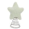 Xmas Tree Topper Adorable Plush Treetop Star for Xmas Party Desktop Home Decoration