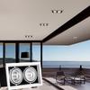 Oeny 75W Triple Head LED Recessed Spotlight, 6000K