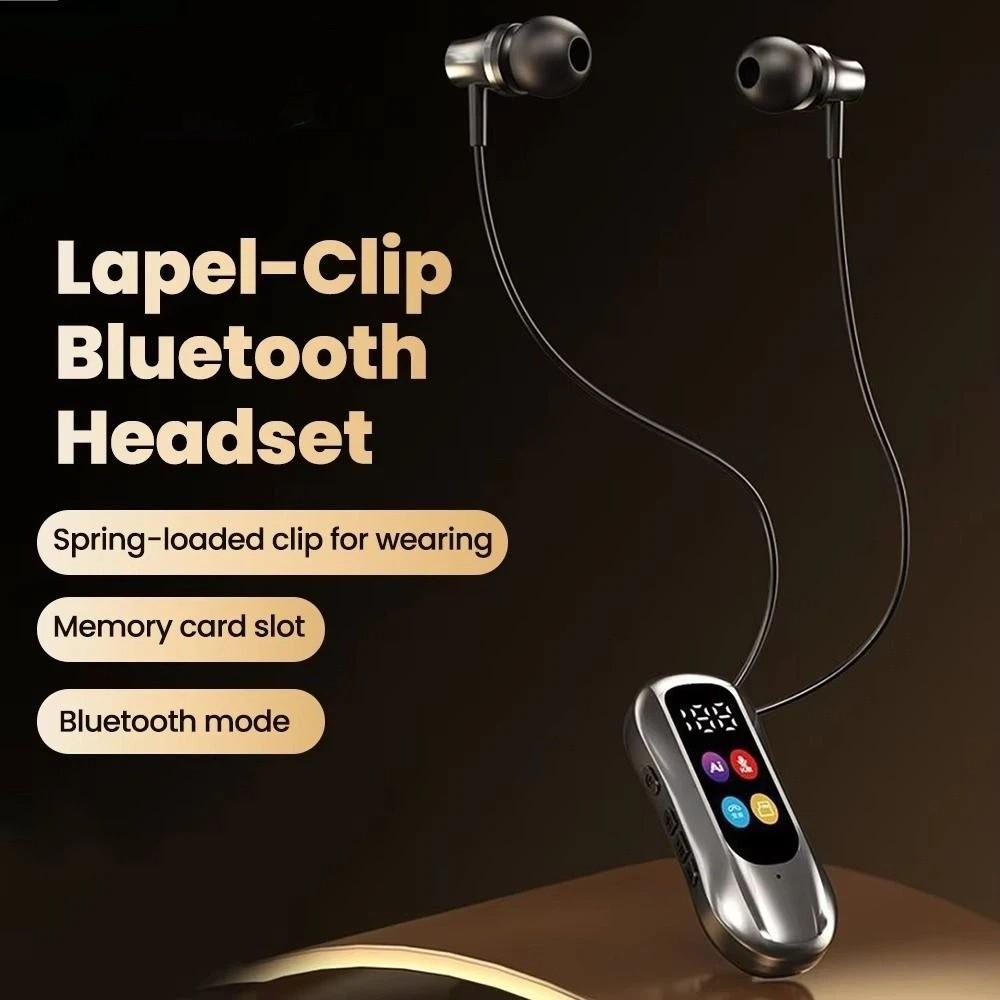 LED Screen Bluetooth Headset Ultra Long Battery Life Wireless Headphones  Support SD Card