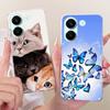 For Xiaomi Poco X8 Pro 5G Case Cute Cat Peacock Painted Cover Soft Slim Phone Case For Xiaomi Poco X8 Pro Max PocoX8 Pro 5G Bags
