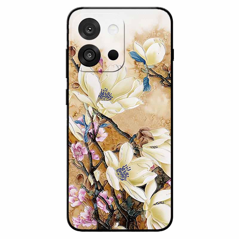 3D Emboss Cases For OnePlus 13T/ 13S Relief Emboss Soft Silicone Back Cover For CPH2723 Relief Funda OnePlus 13s Flower Capa 13T