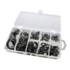 75 Stück/Set Angelruten-Ringe Spitzen Reparaturset Ösenringe Edelstahl Reparaturösen Sets