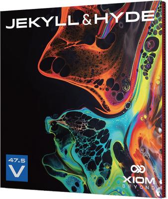 XIOM Table Tennis Black Lbs Jekyll/Hyde V47.5 Rubber, (BK), 2.1 (11131)