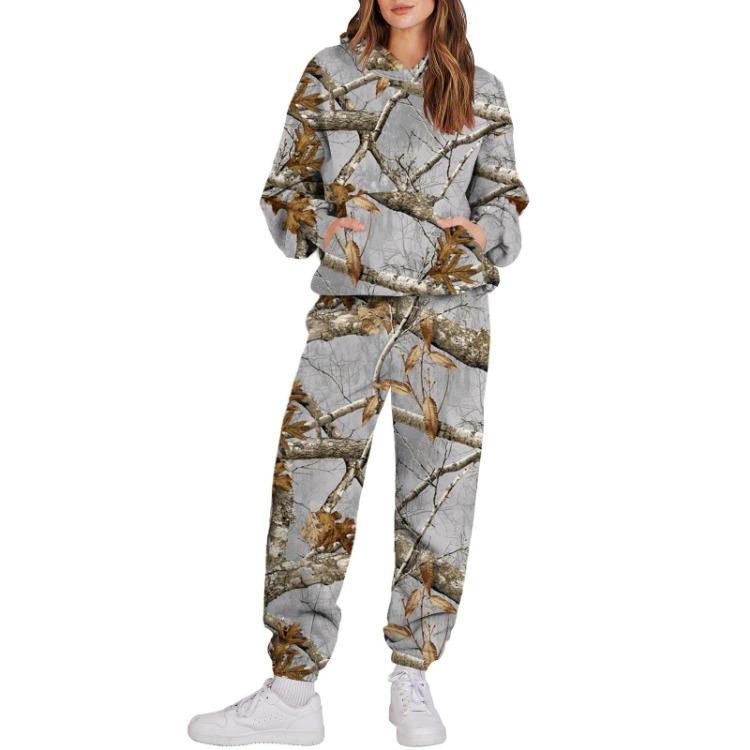 

Unisex Hooded Tracksuit Set Women Running Hoodie Sweatshirt and Athletic Track Pants Two Piece Long Sleeve Pullover XXL
