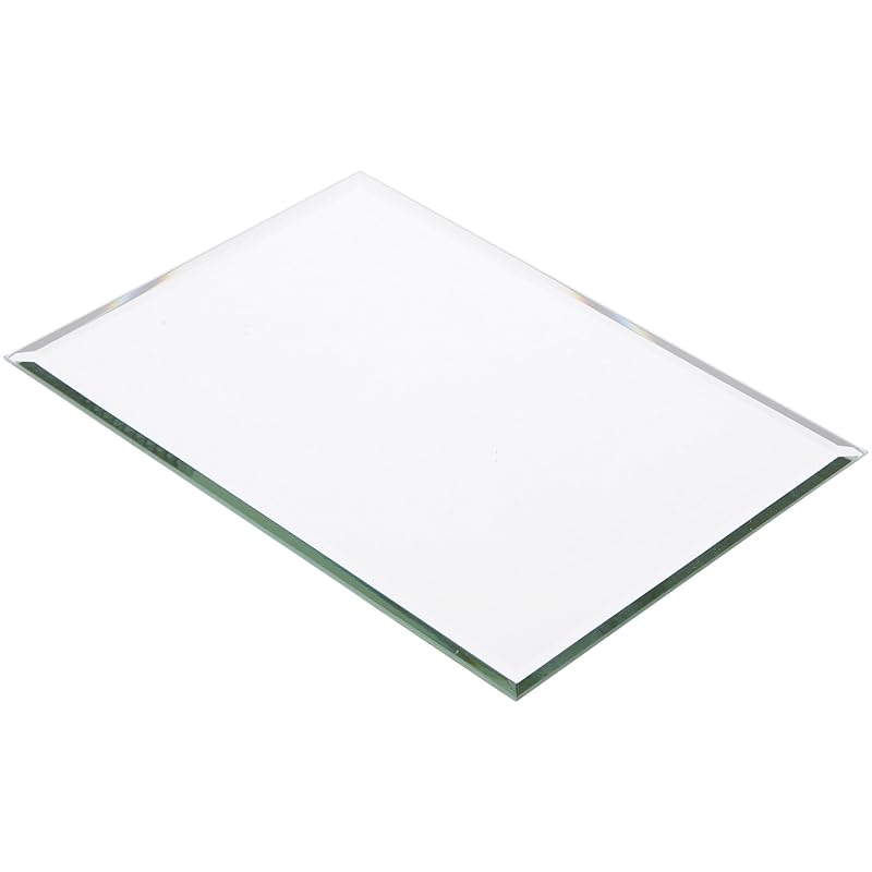 Plymor Rectangle 3mm Beveled Glass Mirror, 5 inch x 7 inch (Pack of 3) 5  x 7  (3 Count)