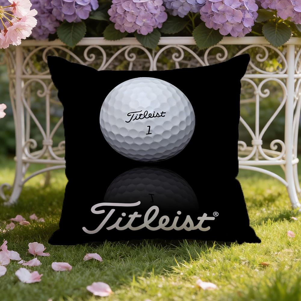 Brand T-TitleistT Cushion Cover Home & Car Dual-Scene Pillow Cover: Reversible for Premium Comfort