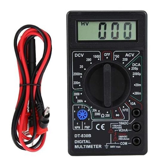 Generic XIWANG Compact with Japanese Instruction and Resistance Compact Digital Tester Multi-Tester Manual, Current, Voltage, Measurement, DT-830B