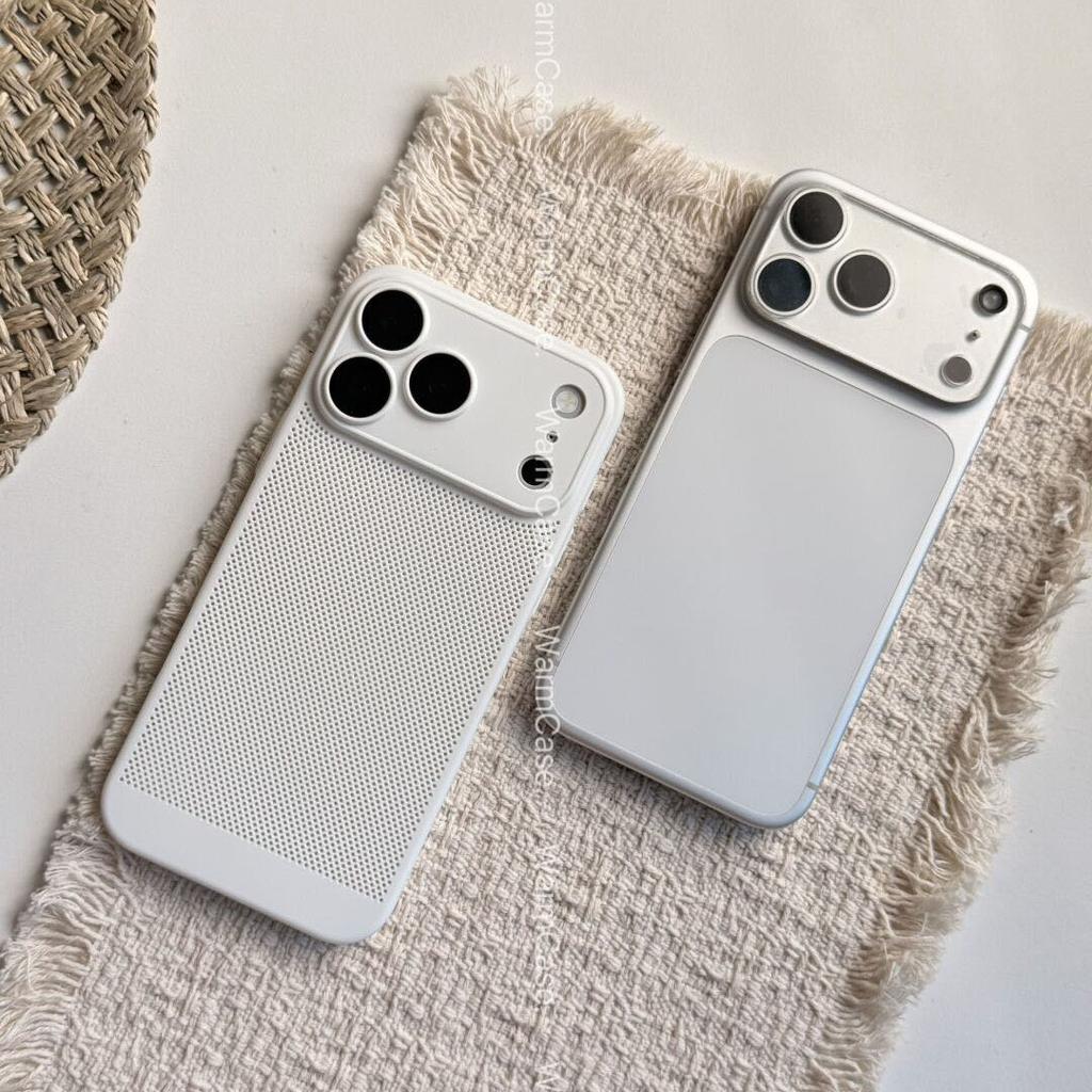 Für iPhone 17 Pro Max Hülle Harte PC-Wabenstruktur Wärmeableitung Matt Stoßfestes Handyhülle Für iPhone 17 ProMax 5G Schale Bumper