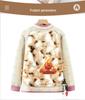 Fleece-Lined Thermal Cardigan and Thick Winter Coat for Middle-Aged and Elderly Women