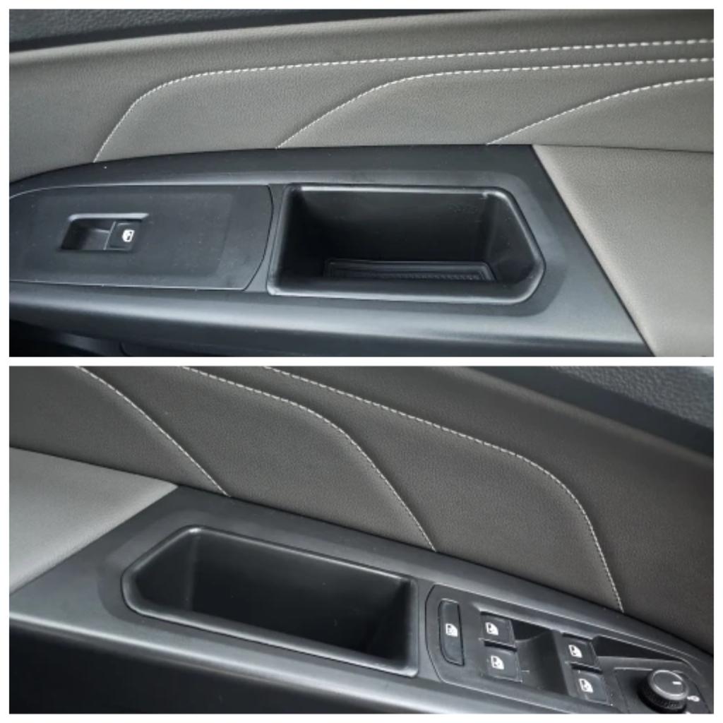 Car Interior Door Handle Storage Barrel for Volkswagen VW Atlas Teramont 2017 - 2021 ABS Front Back Storage Box Accessories