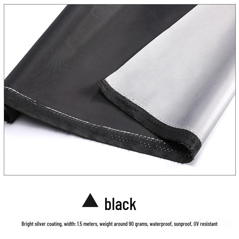 Silver-Coated Waterproof Polyester Car Cover: Dustproof, Sunshade & Rainproof Fabric