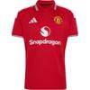 adidas Koszulki Piłkarskie Manchester United Męskie Manchester United Czerwony Kołnierzyk Polo Umiarkowany KA6871