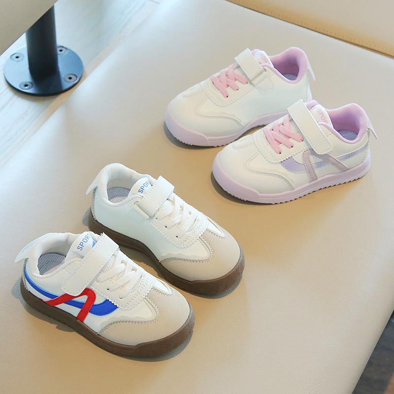 Children's Forrest Gump shoes 2025 spring and autumn boys' sports shoes casual board shoes girls' little white shoes soft-soled baby German trai