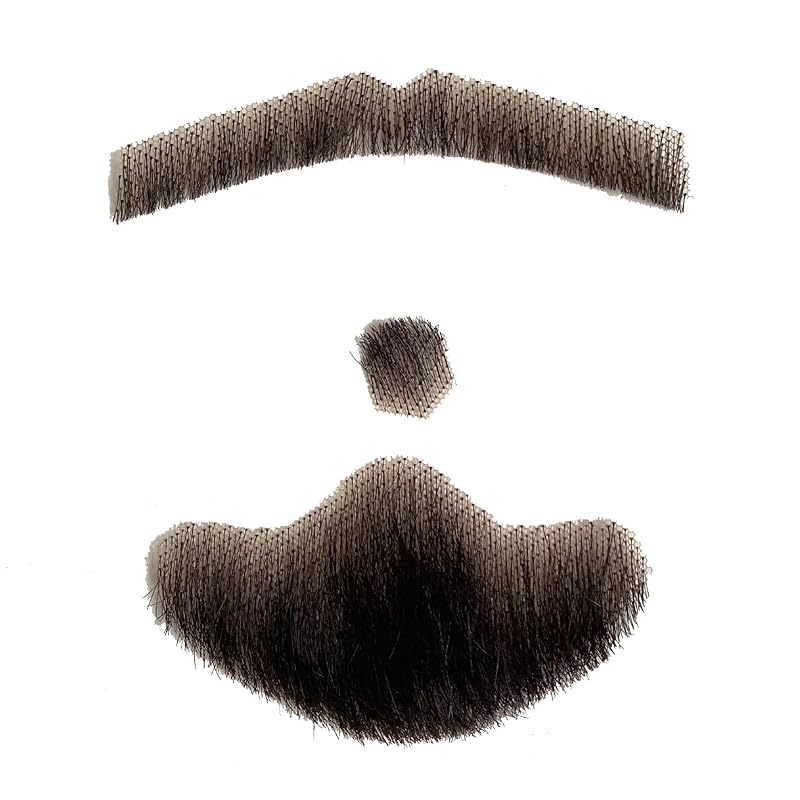 

[Cicogna] fake beard real mustache beard human hair beard beard cosplay stage theater fake fake beard (Type A)