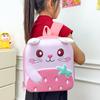 School bag baby backpack cartoon three-dimensional bear girl children's bag casual outside play snack bag