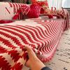 Festive Semi-Velvet Sofa Blanket