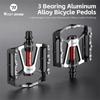 WEST BIKING 3 Bearing Bicycle Pedal CNC Aluminum Alloy Anti Slip MTB Road Bike Pedal Widen Pedals Profession Bike Accessories
