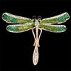 Enamel Dragonfly Brooch  Collar Bridal Brooch Pin Women Jewelry Gift