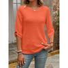 Women's Casual Summer/ Spring Short-sleeved Round-neck Blouse Shirt