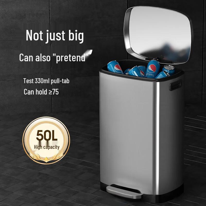 Stainless Steel Pedal Trash Can