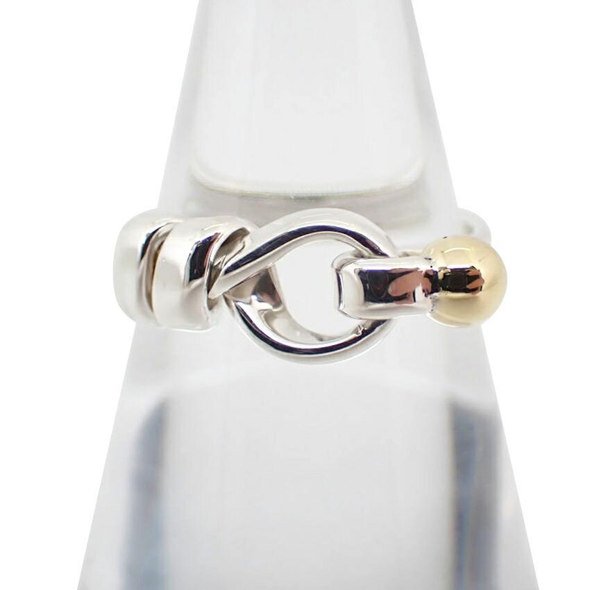 

[Used] TIFFANY 925/750 Love Knot Ring / Size 7 / g515-26
