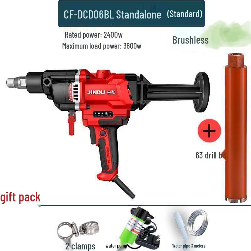 Jindu High Power Dual-Use Rhinestone & Concrete Drilling Machine with Hydraulic and Air Conditioning Features