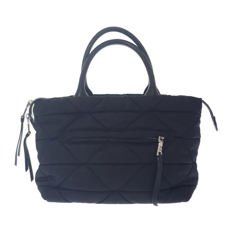 Prada 1BG436 Tote Bag Black Nylon Women