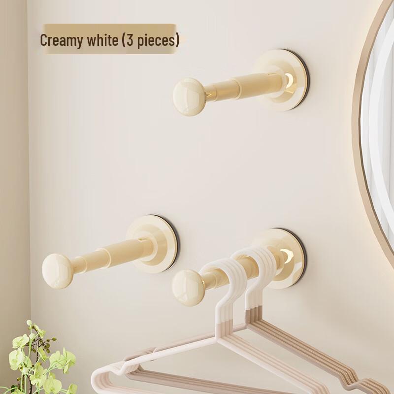 Bathroom Retractable Suction Cup Hangers (3-Pack)