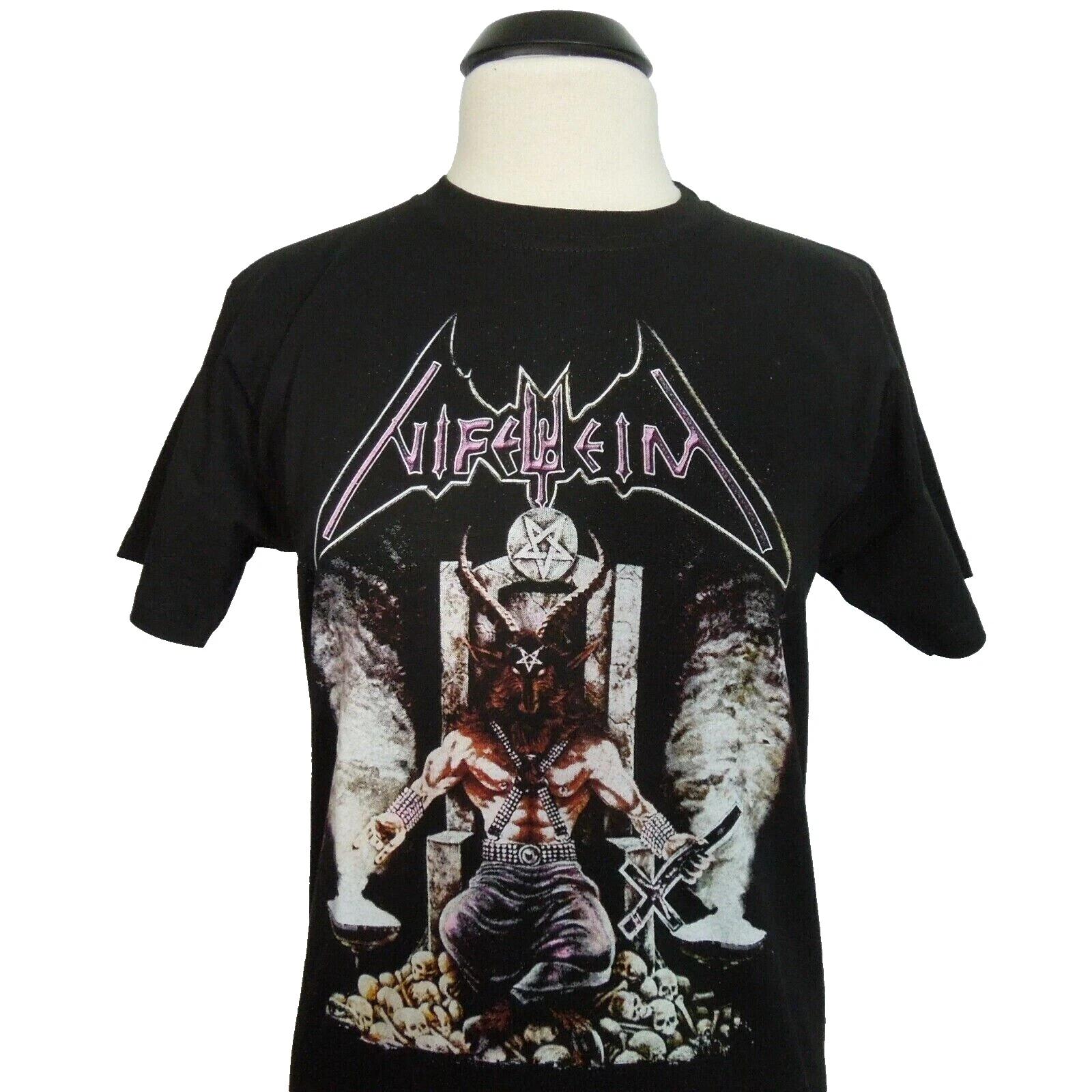 NIFELHEIM s/t Servants Of Darkness XL T-Shirt Black Mens Band Logo S