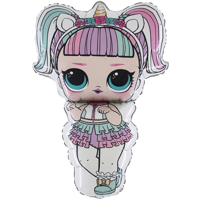 14'' Lol Unicorn Balloon, 1 Pc