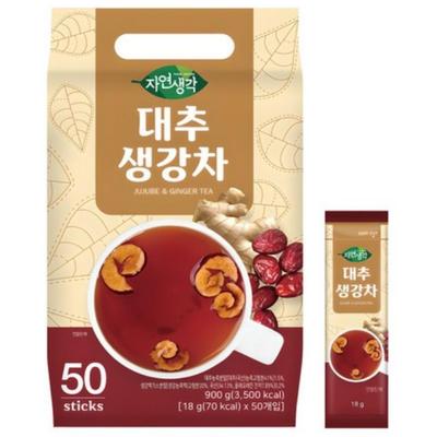 Koreanskt traditionellt te med jujubär och ingefärspulver 18gx50st