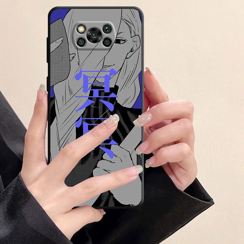 Silikon Handyhülle für Samsung Galaxy S23 S22 S20 S21 Note 20 Ultra 10 Plus 8 9 Niedliche Cartoon Jujutsu Kaisen Hüllen Taschenhülle