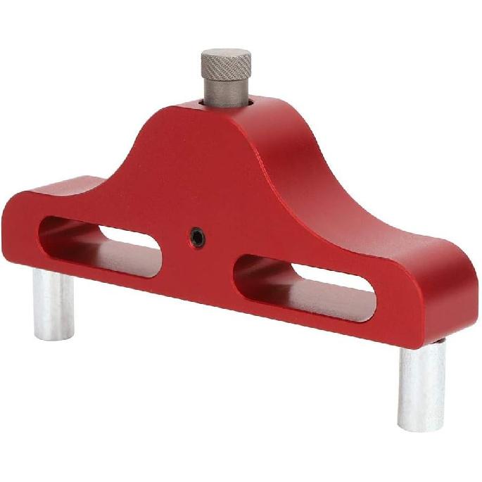 Wood Scribe Gauge, Center Finder Tool, Center Scriber, Marking Center Tool, 1mm Accuracy for Woodworking Device Woodworking Equipment(red)