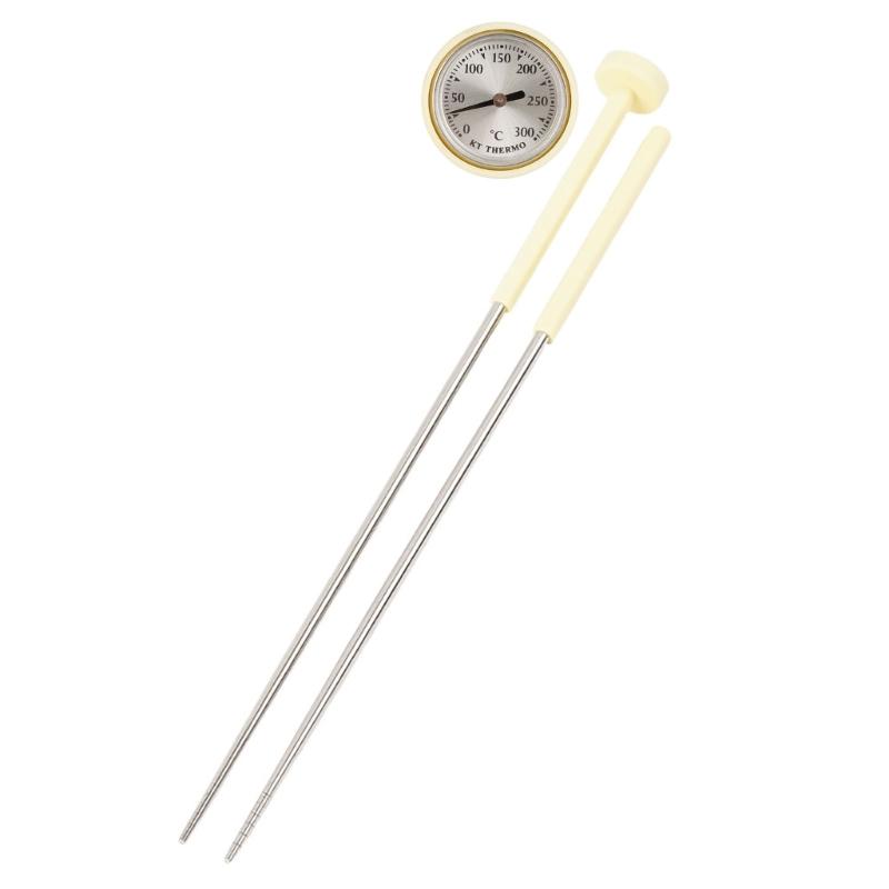 

Accurate Fry Thermometers Temperature Chopstick with 0-300℃ Ranges and Mechanical Design for Cooking 1