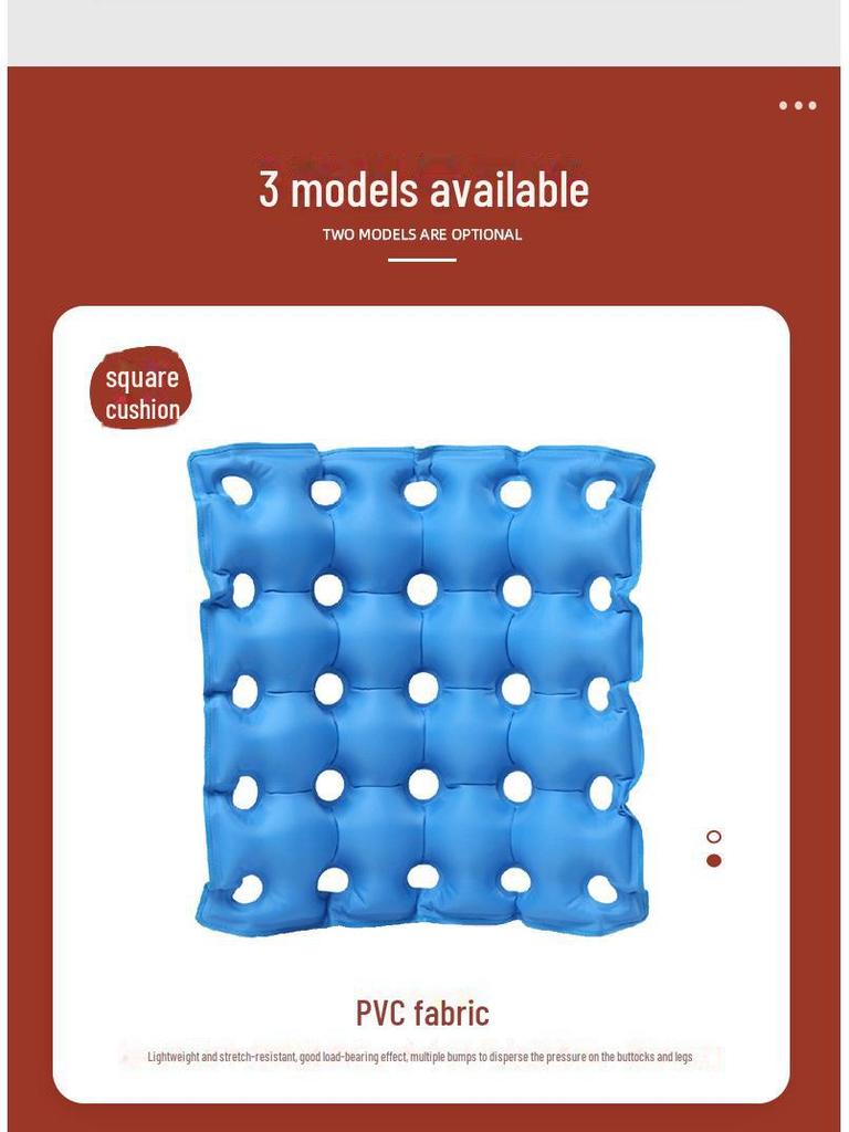 Kefu Przeciwodleżynowa Nadmuchiwana Poduszka na Hemoroidy i do Pielęgnacji Osób Przykutych do Łóżka