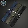 20 21 22mm Braccialetto Blu Verde di Alta Qualità per Orologio IWC Cinturino in Nylon e Vera Pelle Big Pilot Little Prince Mark 18