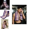 Cotton Striped Face Towel With Absorbent Thickened Fabric For Home Use Adults