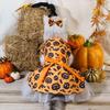 Halloween Pet Dog Dress For Small Medium Dogs Cosplay Costume Pet Dresses Fashion Bow Cat Princess Skirt Chiahuahua Dog Clothes