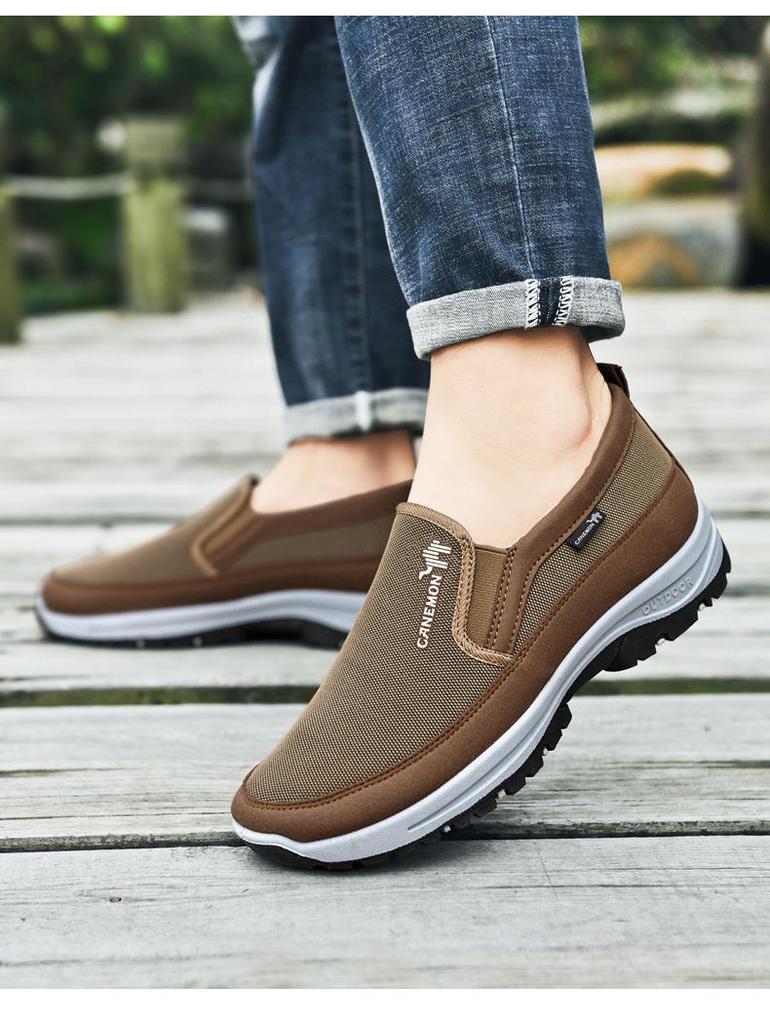 Herren Übergröße Slipper Mesh Walking Sneaker, Größe 49