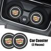 2 Stück rutschfeste Becherunterlage Auto-Getränkeuntersetzer für Escalade Tiburon Deville Seville XT5 XTS CTS BLS SLS DTS SRX Zubehör
