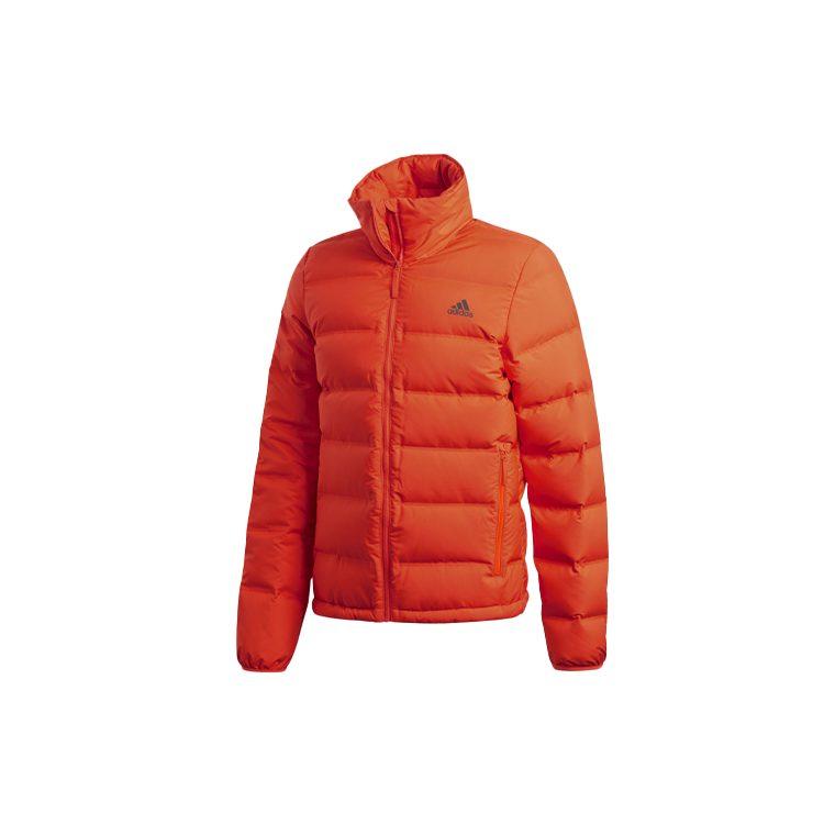 adidas Down Jackets Men's Orange Stand Collar Moderate Other DZ1448