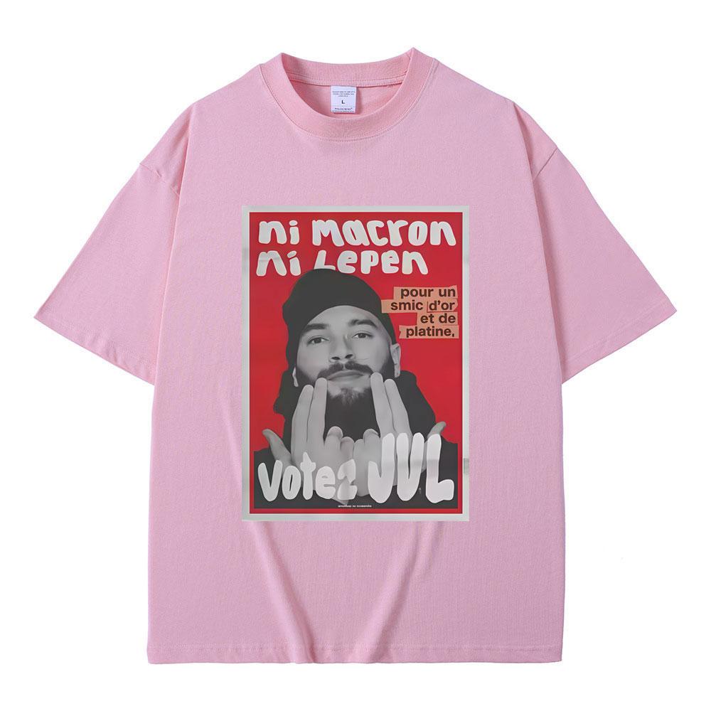 French Rapper JUL Graphic Tshirt Men Women Hip Hop Fashion Trend Tshirt Male Casual Oversized Pure Cotton Short Sleeve T Shirts