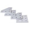 10 teile/los 3D Drucker Aluminium L Geformt 5 Loch 60x60x4mm Verbindungs Platte für 2020 v-slot/L-slot Aluminium Extrusion