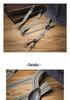 Unisex Adjustable Retro Striped Elastic Suspenders with Non-slip Clips