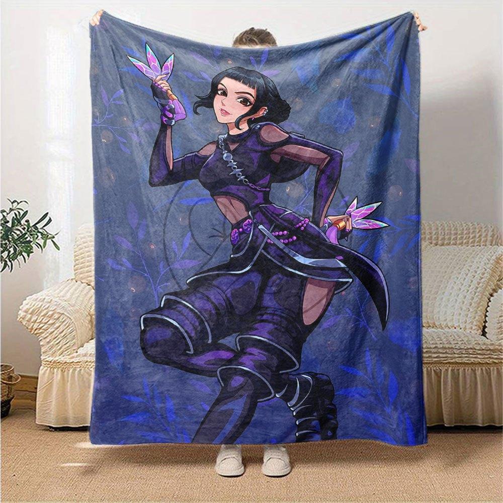 1pc hunter x (26) Blanket Soft Warm Throw for Home, Office, Travel All Season Cozy Bedding Gift, Office Cozy AccessoryB2