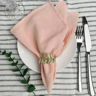 4PCS 30X45CM Cloth Napkins 100% Cotton Fabric Dinner Kitchen Towels Table Design Mat Weddings Baby Shower Christmas Decoration