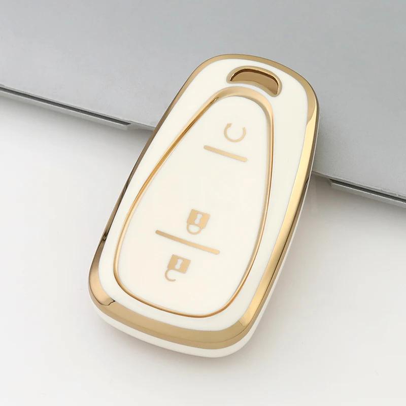 2/3 Tasten Fernbedienung Smart Key Hülle für Chevrolet Spark Camaro Volt Bolt Trax Malibu Cruze TPU Auto Schlüsselhülle Schlüsselanhänger Autoabdeckung