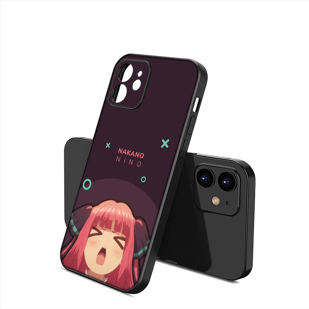 Nakano Ichika Miku Itsuki Nino Yotsuba Soft Phone Cover for Apple iPhone 15 14 Plus 13 12 Mini Pro Max XR + 13Pro 14+ 15+ Case