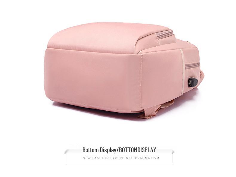 Fashionable Waterproof USB Laptop Backpack for 14-15.6 Inch, Unisex, Large Capacity